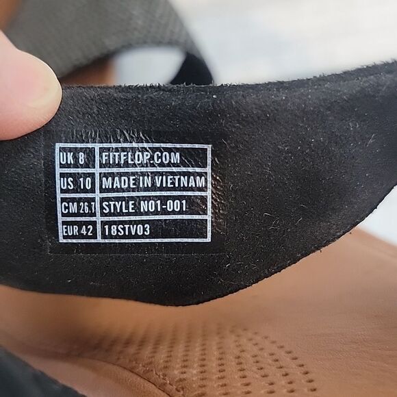 COPY - Fitflop super thong sandals with waffleboard technology Women's Size 10 - Picture 8 of 10